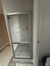 Antique Pine Framed Full Length Mirror 120cm x 72cm