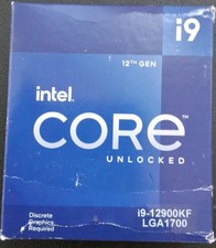 12th Gen Intel I9-12900KF LGA1700 CPU Core Unlocked 5.2GHz Max 16 Core 24 Thread