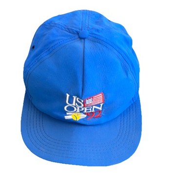 Vintage 1992 US Open Snapback Hat Blue Tennis Official US Open By Feron s NYC