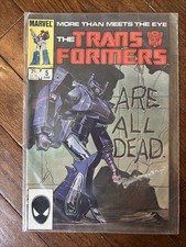 Transformers 5 Marvel 1985 Deadstock Sealed Mint Unread Shockwave Comic G1