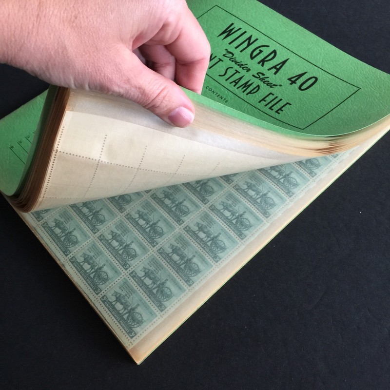US STAMPS Great Lot of (24) Different Complete Full Stamp Sheets from 1940's-50'