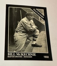 1993 Sporting News Conlon Collection Bill McKechnie #831 Braves MLB Manager HOF