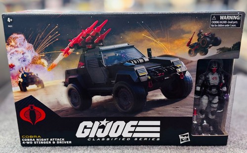 GI Joe Classified Series Cobra Night Attack 4-WD Stinger & Driver #120 New