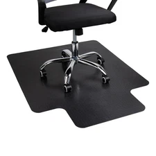 Office Chair Mat for Hardwood Floors, Under Desk Floor Protector, Rolling, PV...
