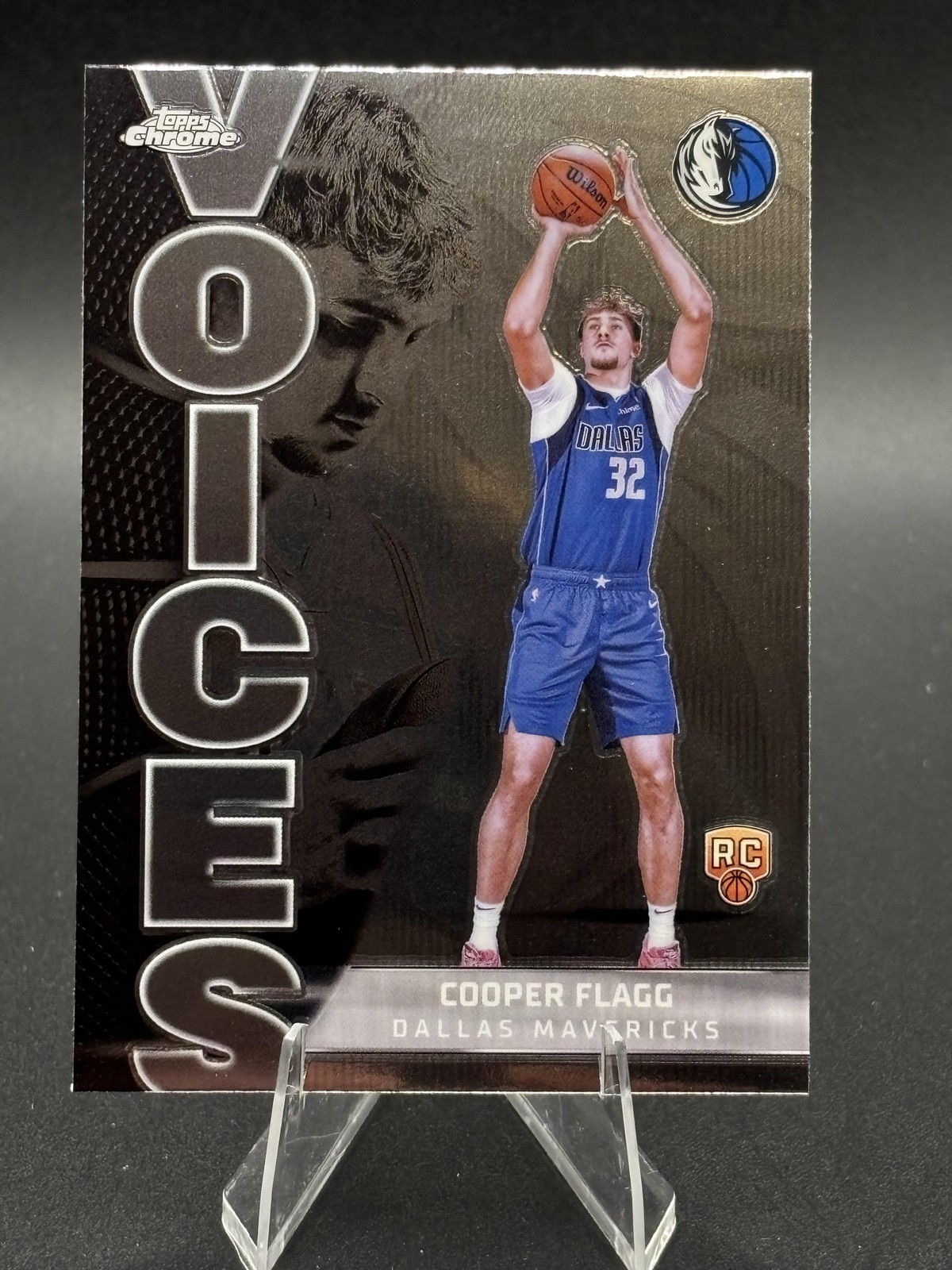 2025 Topps Chrome #vs-6 Cooper Flagg voices rc