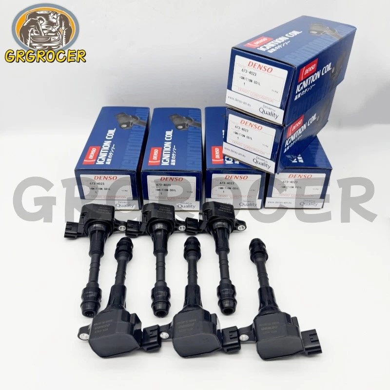 6Pcs 673-4023 DENSO Ignition Coil For Nissan Pathfinder Maxima UF349 22448-8J115 - Изображение 2 из 4