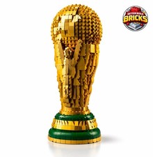 WM Weltmeisterschaft 2026 Pokal Klemmbaustein...