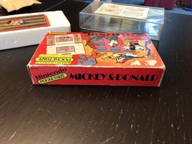 Nintendo Game And Watch Pocketsize Mickey & Donald Rare Box Variant Collector