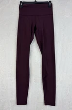 Lululemon Eggplant Color Size 6  Align Full Length Yoga Workout Pants Worn Twice