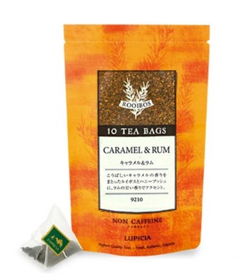 LUPICIA  TBP9210 CARAMEL & RUM Pack of 10 tea bags Tea Leaf