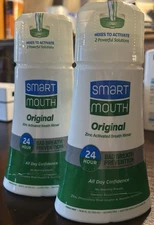 SmartMouth Original Zinc-Activated Breath Rinse – 2 Pack (10.82 oz each)