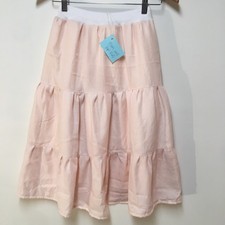 Skirt Girls M 8 Maxi Pink Ruffle Tier Lined 100 Cotton Mom and Pop's Kids