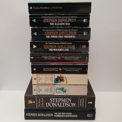 Stephen Donaldson x10 First Second Chronicles Of Thomas Covenant Mordant's Need