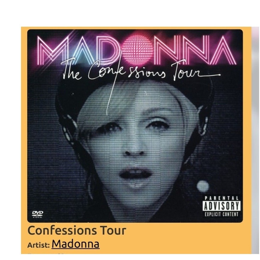 Madonna | Confessions Tour 2026 RSD Limited Edition 2LP Vinyl