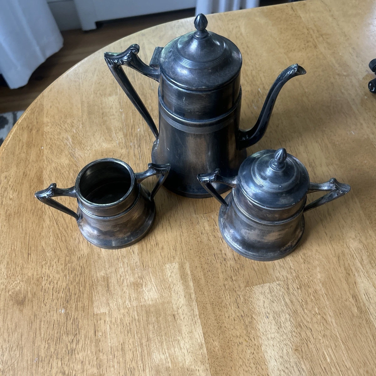 Webster Wilcox In Antique Us Silver-Plated Teapots, Coffee Pots