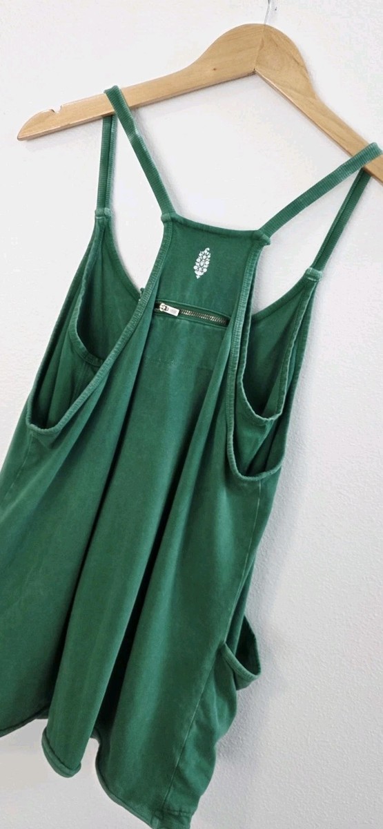 Free People Movement Hot Shot Mini Dress Athletic Romper Women's Size XS  Green | eBay