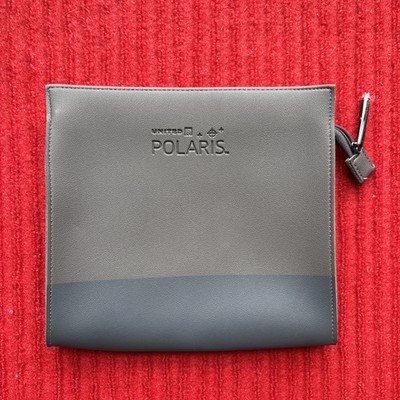 United Airlines POLARIS Business Class Sunday Riley Amenity Kit -empty, Not Used