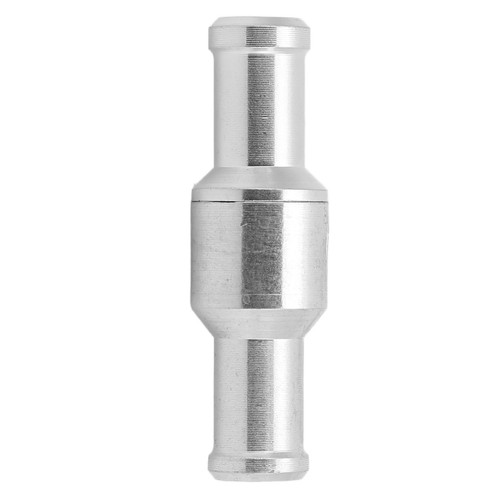 1 Way Nonreturn Check Valve Aluminium Alloy Silver For Water Oil Petrol - Picture 4 of 22