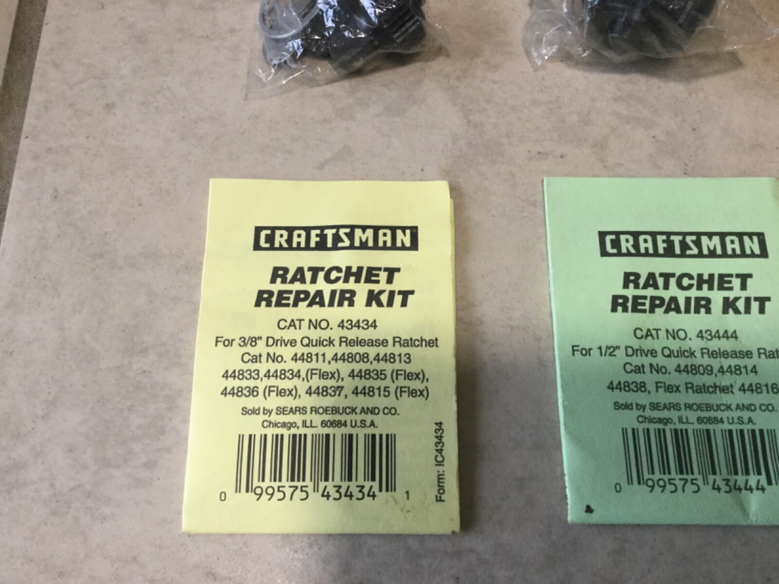 Craftsman USA Ratchet Rebuild Repair Kit Lot 3/8 (43434) 1/2 (43444) 3/