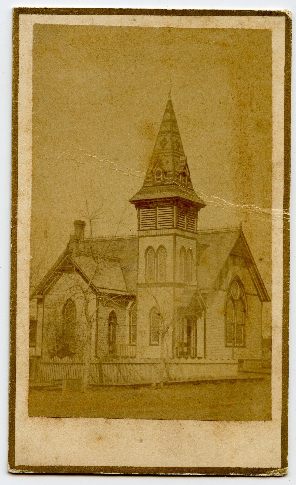 Woodhull IL Church Vintage Religious CDV Photo eBay