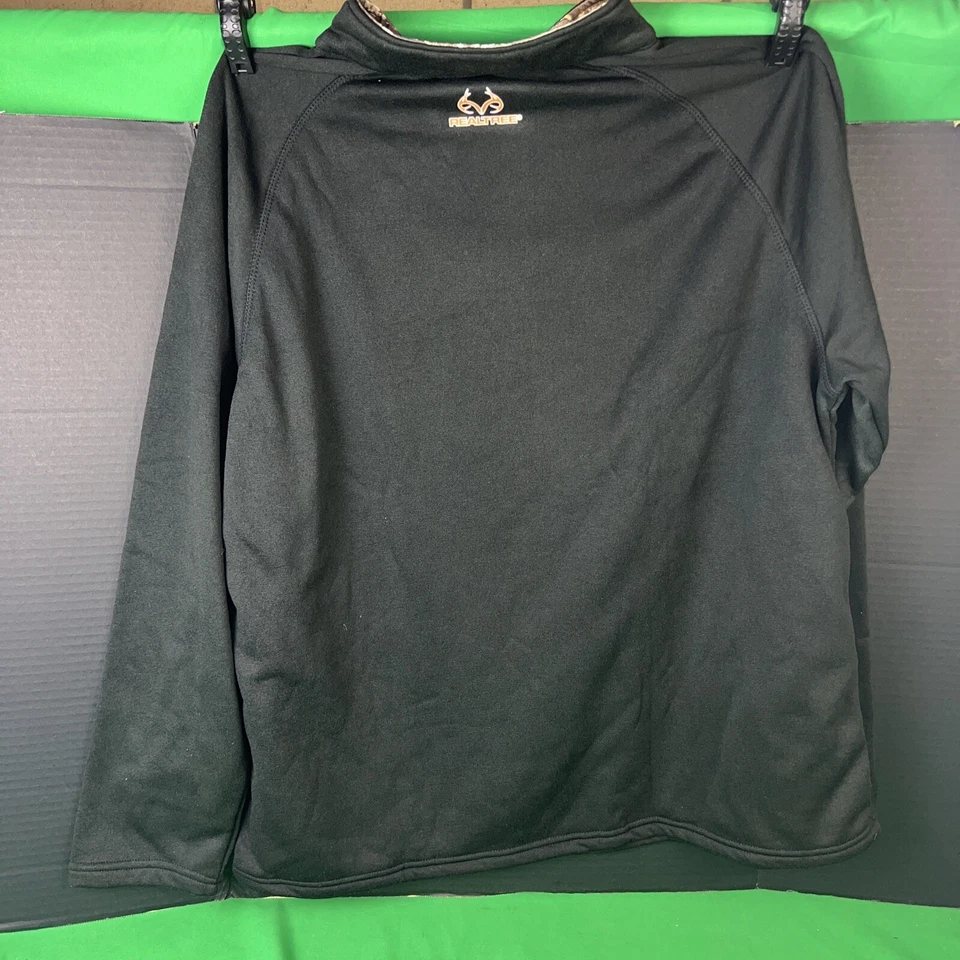 Realtree & Mossy Oak Men's Fleece Performance Camo 1/4 Zip Jacket X-LARGE - Image 2 of 2