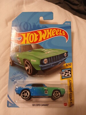 Hot Wheels 2020 HW SPEED GRAPHICS '69 Copo Camaro 6/10