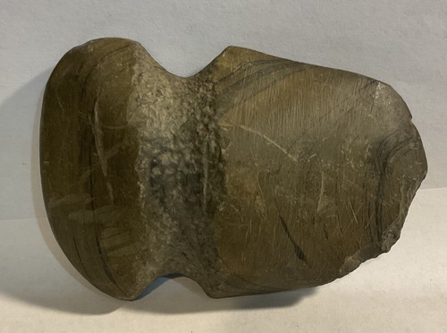 Seltene voll gerillte gebänderte Schieferaxt aus berühmter Col Raymond Vietzen Sammlung - Bild 1 von 8