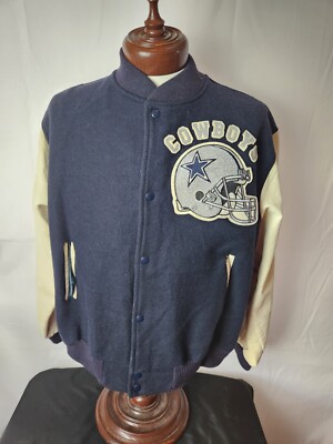 🔥🚨Vintage Chalk Line XXL Dallas Cowboys Varsity Wool Jacket EUC