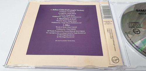 Simple Minds - Ballad of the Streets **1990 UK 3 Track CD Single** VGC - Picture 4 of 10