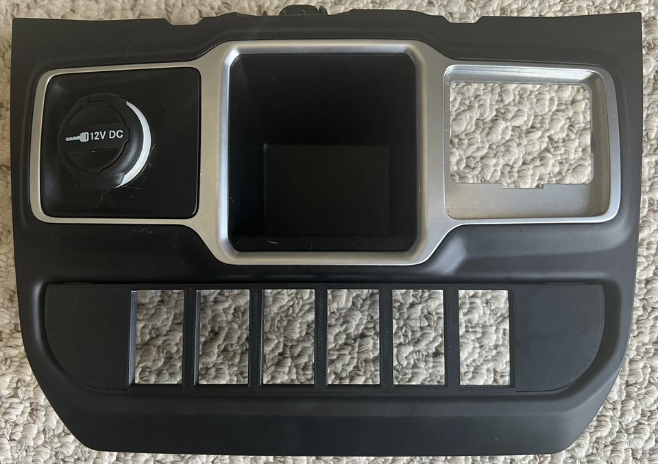 2018-2025 Jeep Wrangler JL Gladiator JT trim rocker light Switch plate panel - Image 4 of 4