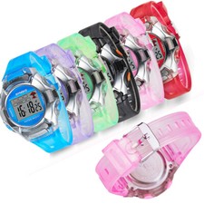 Kids Digital Sports Wristwatches Waterproof LED Electronic Watch for Boys Girls