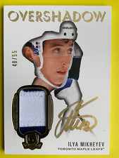 ILYA 🏒  Mikheyev The Cup OVERSHADOW ROOKIE Toronto MAPLE LEAFS Canucks /55 GOLD