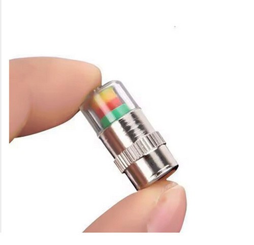 2 pcs Car Tyre Valve Caps Pressure Indicator Monitor Sensor bike 2.4 BAR 36 PSI - Picture 3 of 6