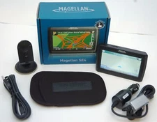 Magellan Roadmate SE4 Car Lifetime-Traffic Set GPS Bluetooth USA/Canada Maps WOW