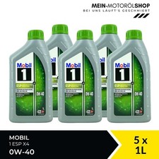Mobil 1 ESP X4 0W-40 Mercedes MB 229 VW 511 00 Porsche 5x1 Liter = 5 Liter