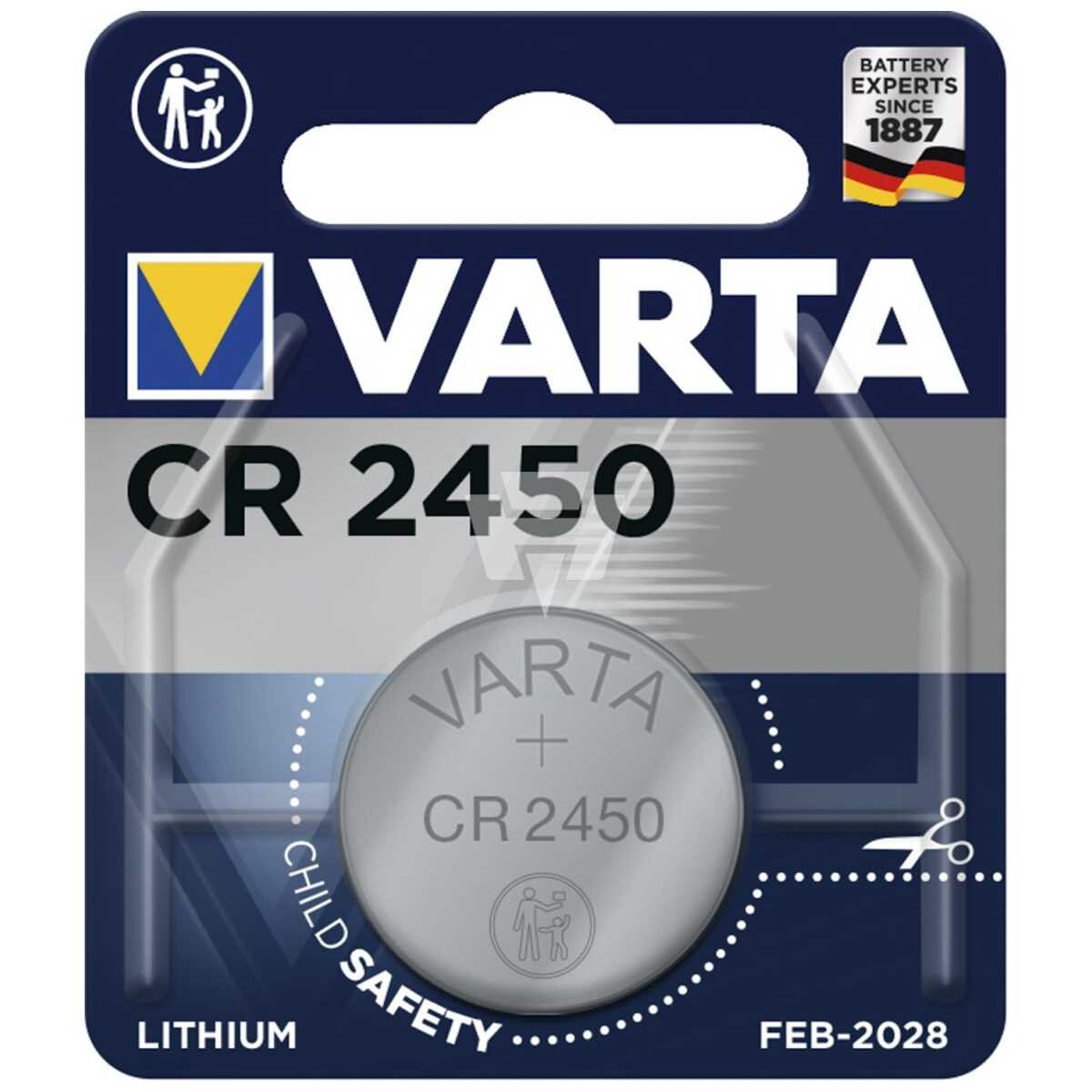 Varta Knopfzelle Cr2450 3V 570Mah Lithium