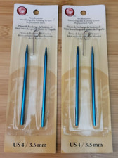 2 Packs Boye Needlemaster Interchangeable Knitting System Needles US 4 / 3.5 mm
