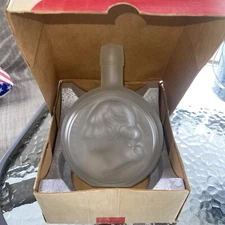 George Washington Wheaton Glass Whiskey Bottle 1ST Edition Commemorative Org Box