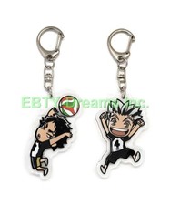Set of 2 Haikyuu Anime Acrylic Keychain Koutarou Bokuto, Keiji Akaashi v5