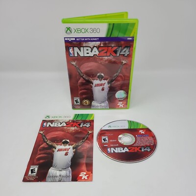 NBA 2k14 Xbox 360 Game Complete With Manual Tested Working