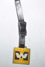 Vintage HW Huber-Warco Logo Pocket Watch Fob