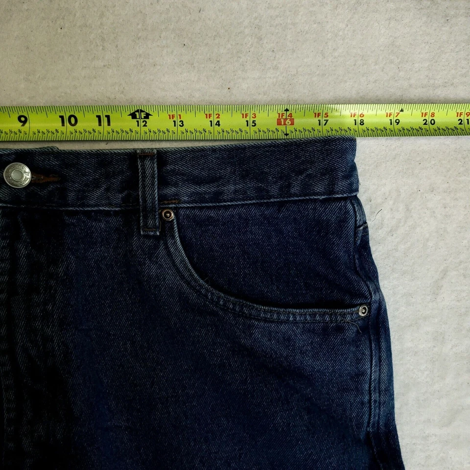 Синие джинсы St. John's Bay 36x32 с фланелевой подкладкой сверхпрочные джинсовые рабочие брюки - Изображение 4 из 4