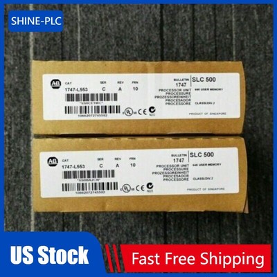 New Sealed AB 1747-L553 SER C SLC 5/05 64K CPU Processor Unit 1747L553