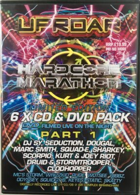Uproar 'Hardcore Marathon' - UK Hardcore - 2008 - 6 x CD + DVD