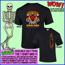 Hot Rod Thunder Road Speed Demon Devil Speed Shop Gasser Drag Race Car T-shirt 1 Hot Rod Thunder Road Speed Demon Devil Speed Shop Gasser Drag Race Car T-shirt 1
