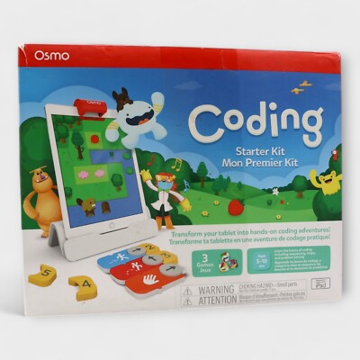 Osmo Coding Starter Kit for iPad - Electronic Learning System (Untested)