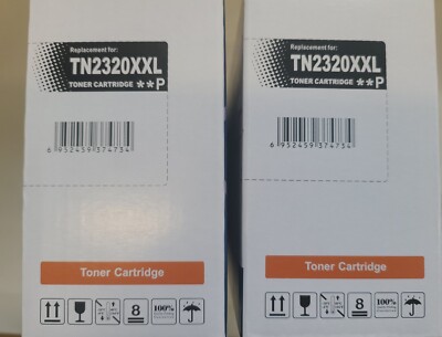 Toner 2 St. Kompatibel zu TN-2320 XXL - Schwarz - für Brother MFC-L 2740DW