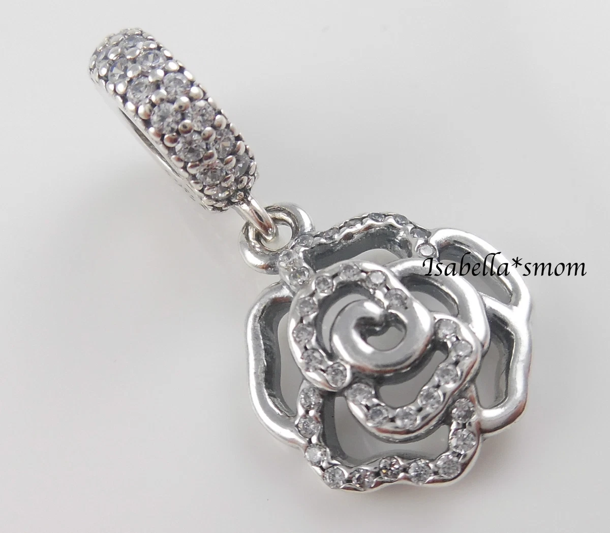 Pandora shimmering rose best sale charm