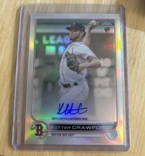 2022 Topps Chrome - Rookie Autographs Refractor #RA-KCR Kutter Crawford /499...