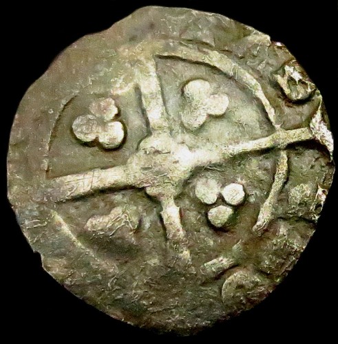 W990: Edward III Hammered Silver Penny, Post Treaty York, Erzbischofsausgabe - Bild 2 von 2